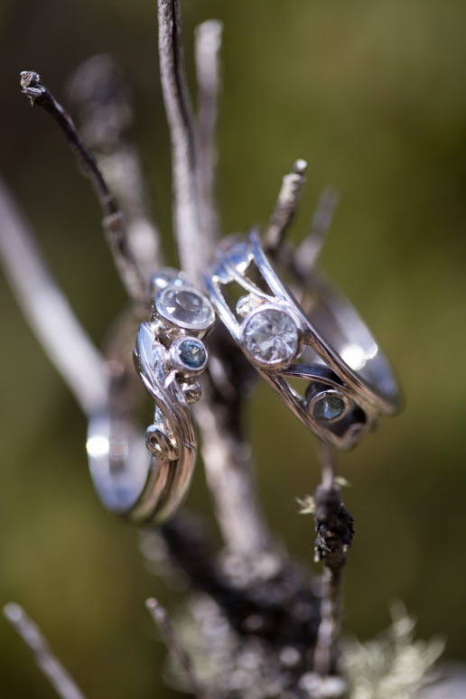 Killiecrankie diamond and Tasmanian sapphire rings by Jai Hay Jeweller